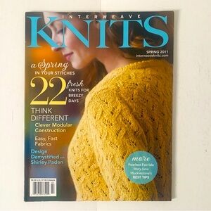 Interweave Knits Patterns Magazine 22 Knitting Designs Spring 2011
